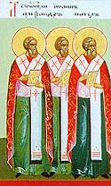 Depiction of St Alexander, Patriarch of Constantinople