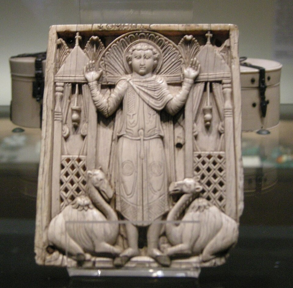 Depiction of Martyr Menas of Egypt